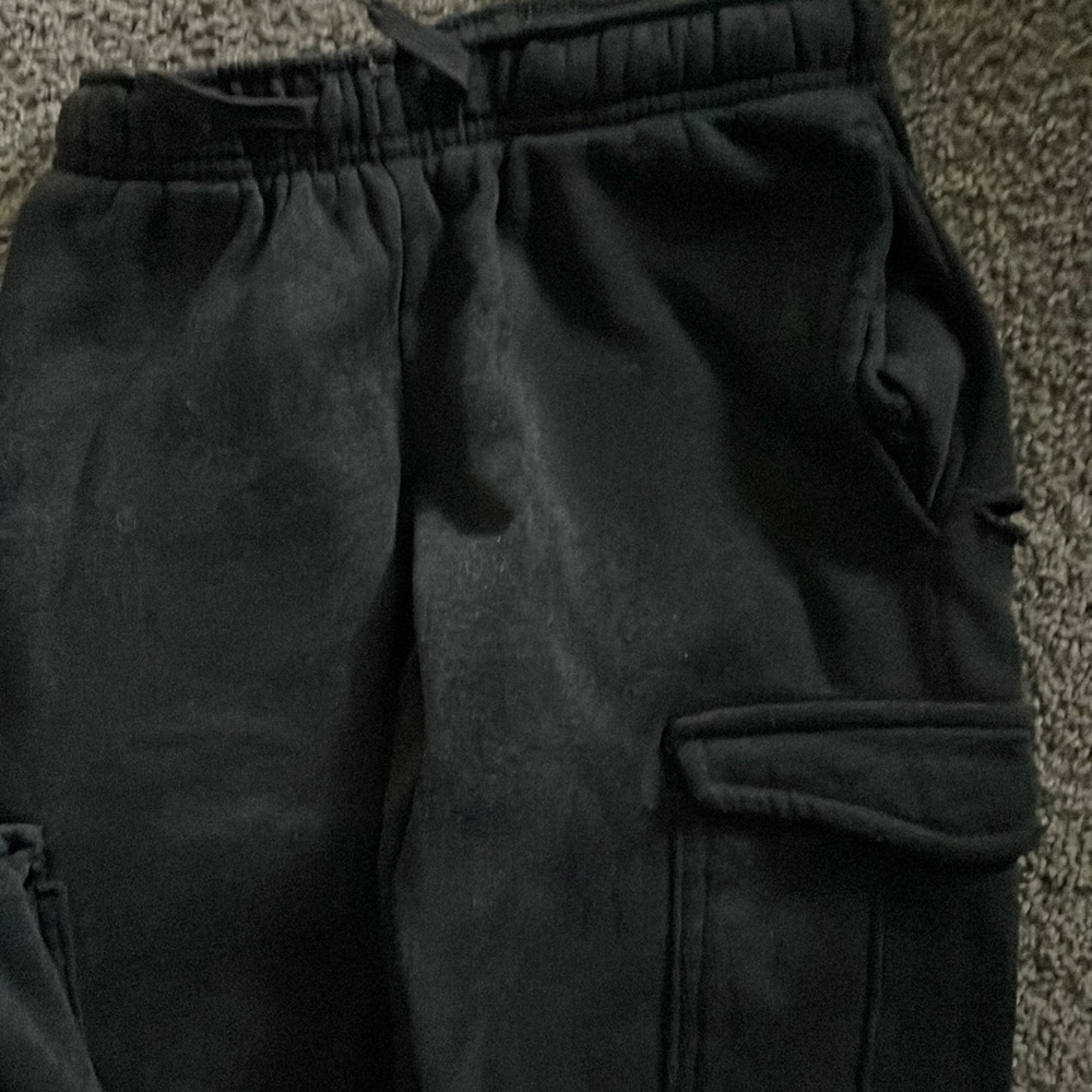 Boys charcoal joggers size 18.